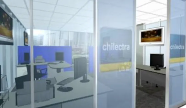 Remodelación de sala de monitoreo, CHILECTRA, piso 6, Edificio ENDESA