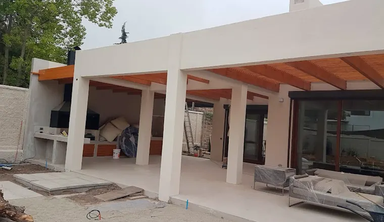 Terraza de vivienda, Calle El Ángelus, Lo Barnechea